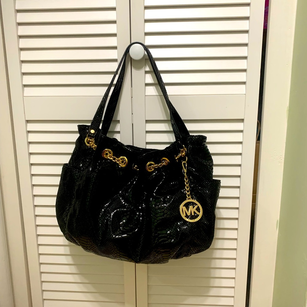 Michael Kors Crocodile-Embossed Bag